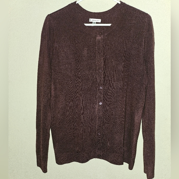 Croft & barrow long sleeve button up cardigan - Picture 8 of 9